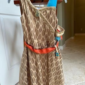 Disney Store Pocahontas Costume for Young Girls New Size 5/6